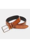 Black Tie                         Men's Brown Polyurethane Formal Belt