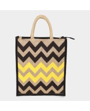 Brink                         Women's Black Jute Tote Bag