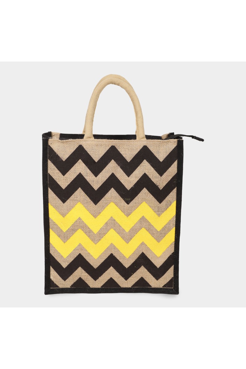 Brink                         Women's Black Jute Tote Bag