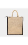Brink                         Women's Black Jute Tote Bag