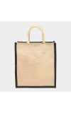 Brink                         Women's Black Jute Tote Bag