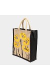 Brink                         Women's Black Jute Tote Bag