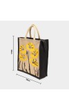 Brink                         Women's Black Jute Tote Bag