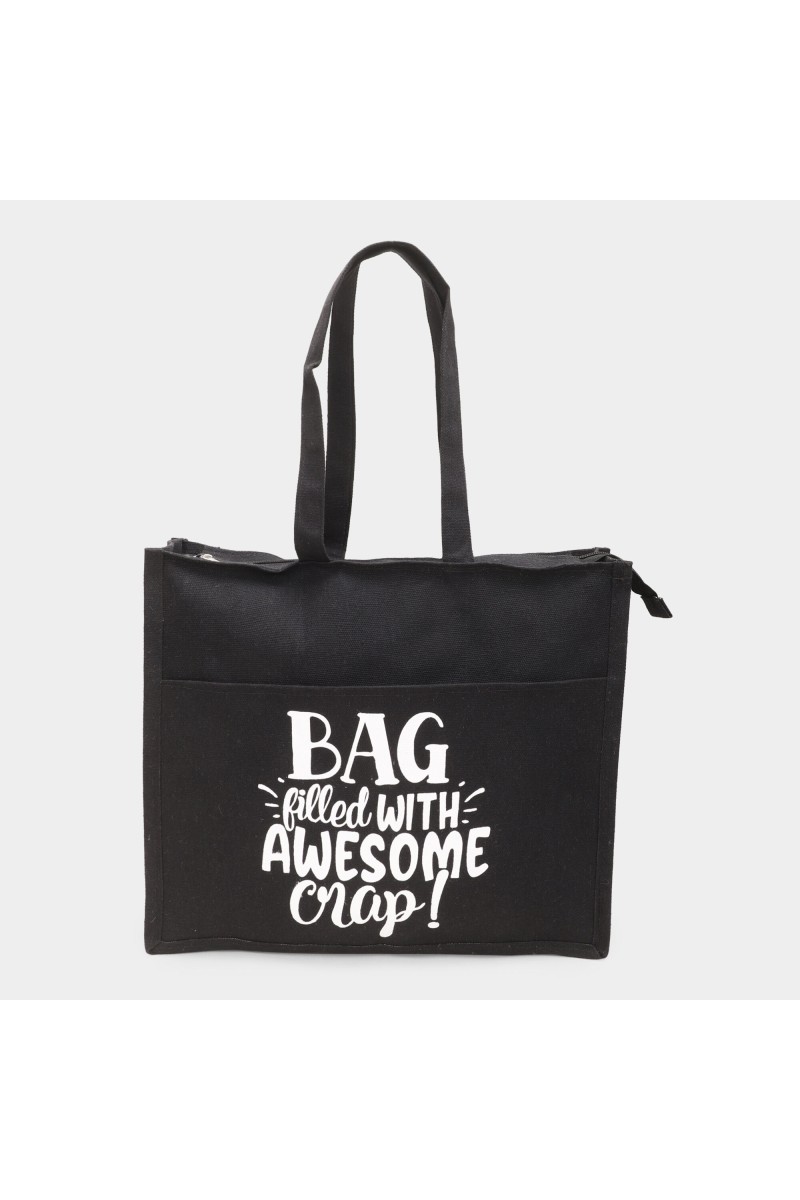 Brink                         Women's Black Canvas Tote Bag