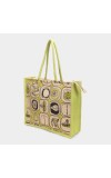 Brink                         Women's Beige Jute Tote Bag