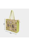 Brink                         Women's Beige Jute Tote Bag