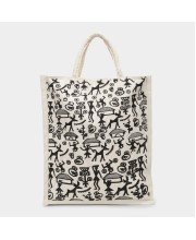 Brink                         Women's Beige Canvas Tote Bag