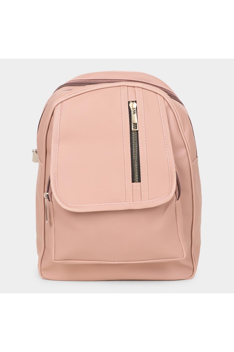 Brink                         Women's Pink Polyurethane Backpack