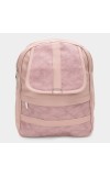 Brink                         Women's Pink Polyurethane Backpack