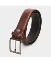 Black Tie                         Men's Brown Polyurethane Formal Belt