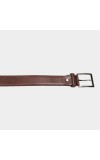 Black Tie                         Men's Brown Polyurethane Formal Belt