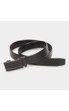 Black Tie                         Men's Black Polyurethane Formal Belt