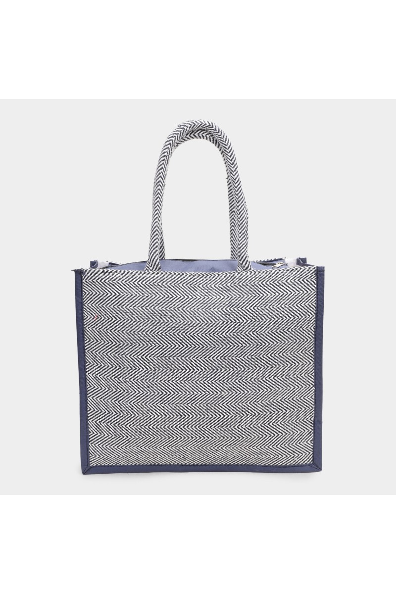 Brink                         Women's Navy Blue Fabric Tote Bag