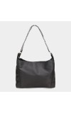 Lucky Charm                         Women's Black Polyurethane Hand Bag