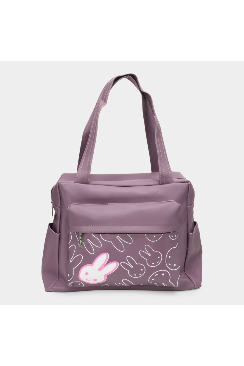 Brink                         Grey Printed Hand Bag