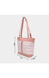 Lucky Charm                         Pink Printed Hand Bag