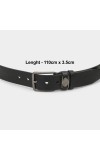 Black Tie Men's Black Polyurethane Belt Black Tie Men's Black Polyurethane Belt