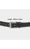 Black Tie Men's Black Polyurethane Belt Black Tie Men's Black Polyurethane Belt