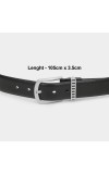 Black Tie Men's Brown Polyurethane Belt Black Tie Men's Brown Polyurethane Belt