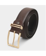 Black Tie                         Men's Black Polyurethane Belt