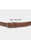 Black Tie Men's Brown Polyurethane Belt Black Tie Men's Brown Polyurethane Belt