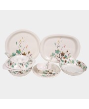 Home Finery                          Melamine Dinner Set 40 Pcs