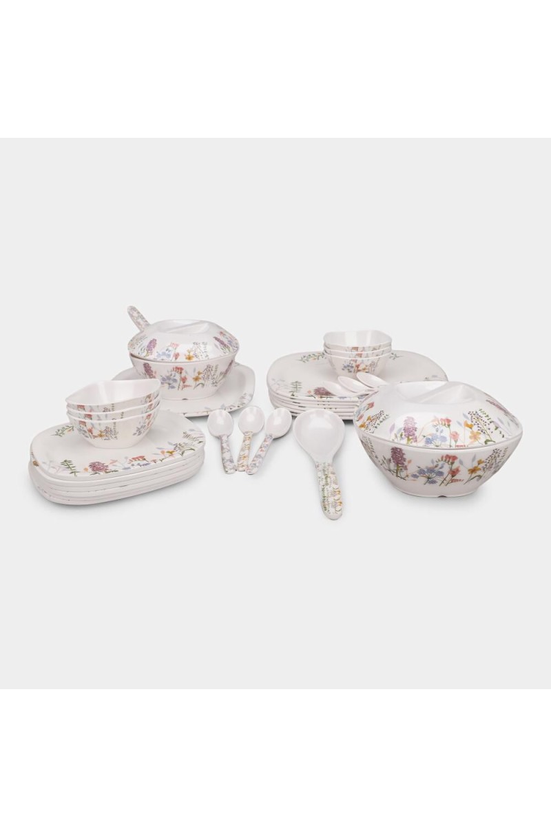 Home Finery                          Melamine Dinner Set of 31