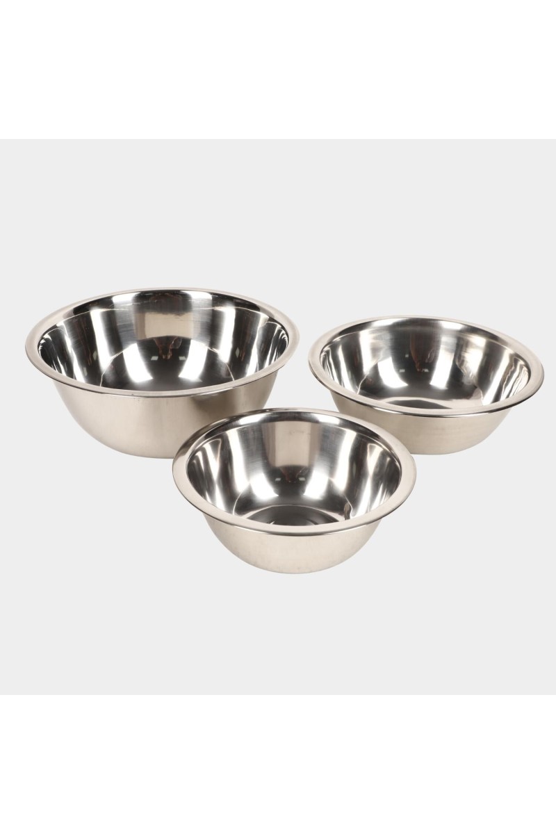 Stainless Steel Serving Bowl Set of 3